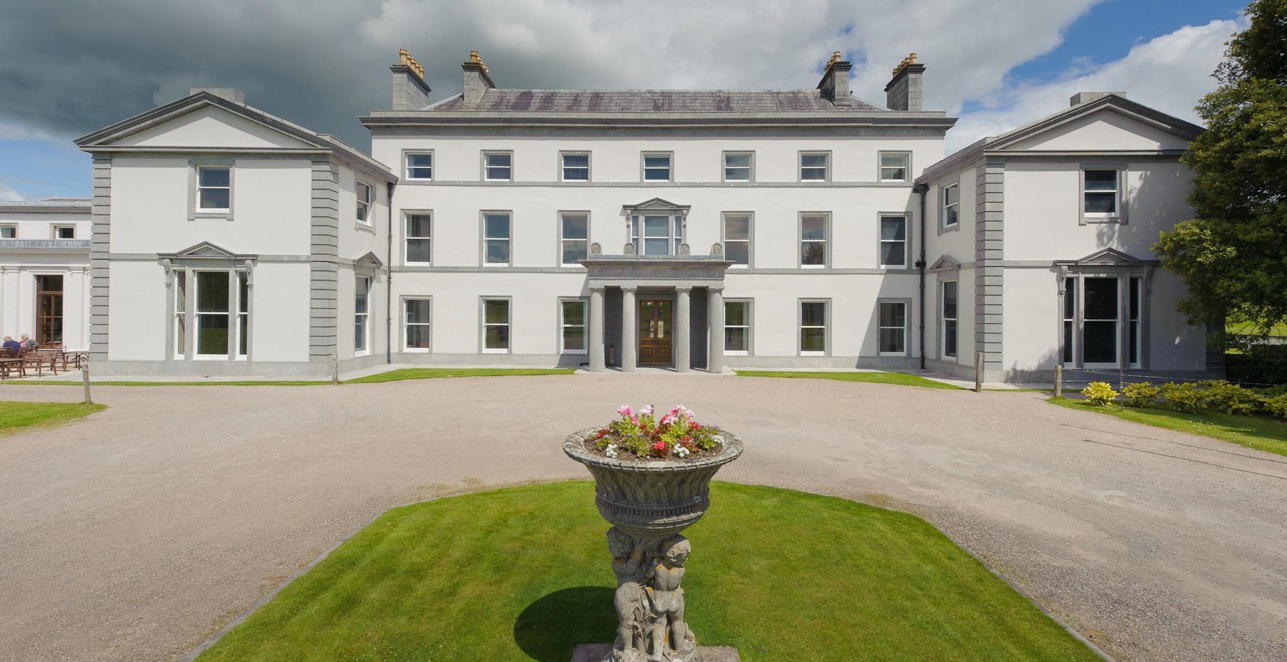 Photograph of the front of Fota House, Co. Cork